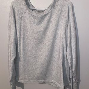 Grey crew neck